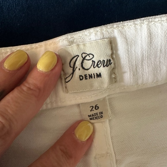 J.Crew white curvy toothpick jeans size 26 - Picture 3 of 7